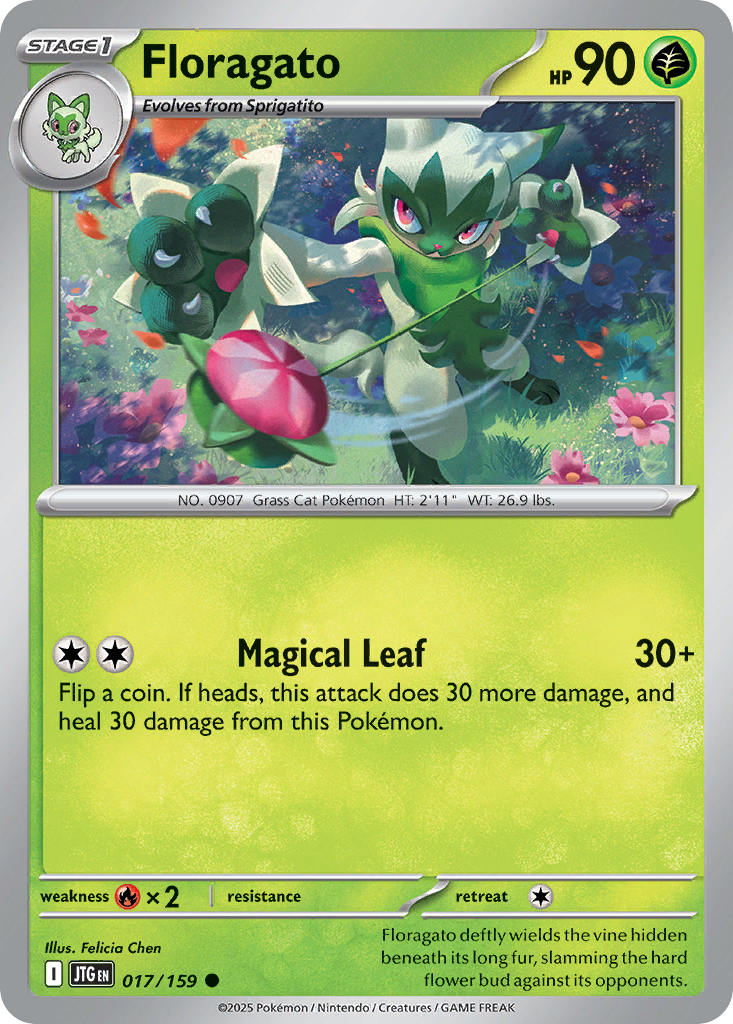 Floragato 17 Common card from Journey Together