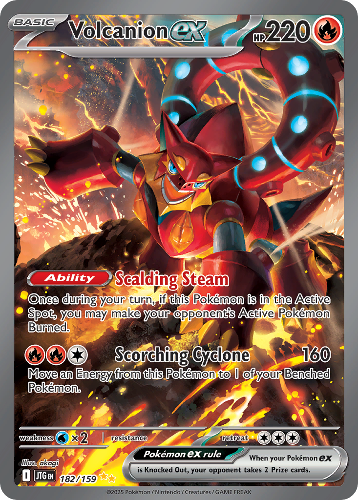 Volcanion ex 182 Special Illustration Rare card from Journey Together