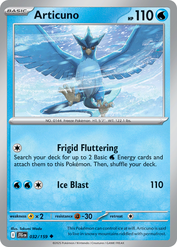 Articuno 32 Uncommon card from Journey Together