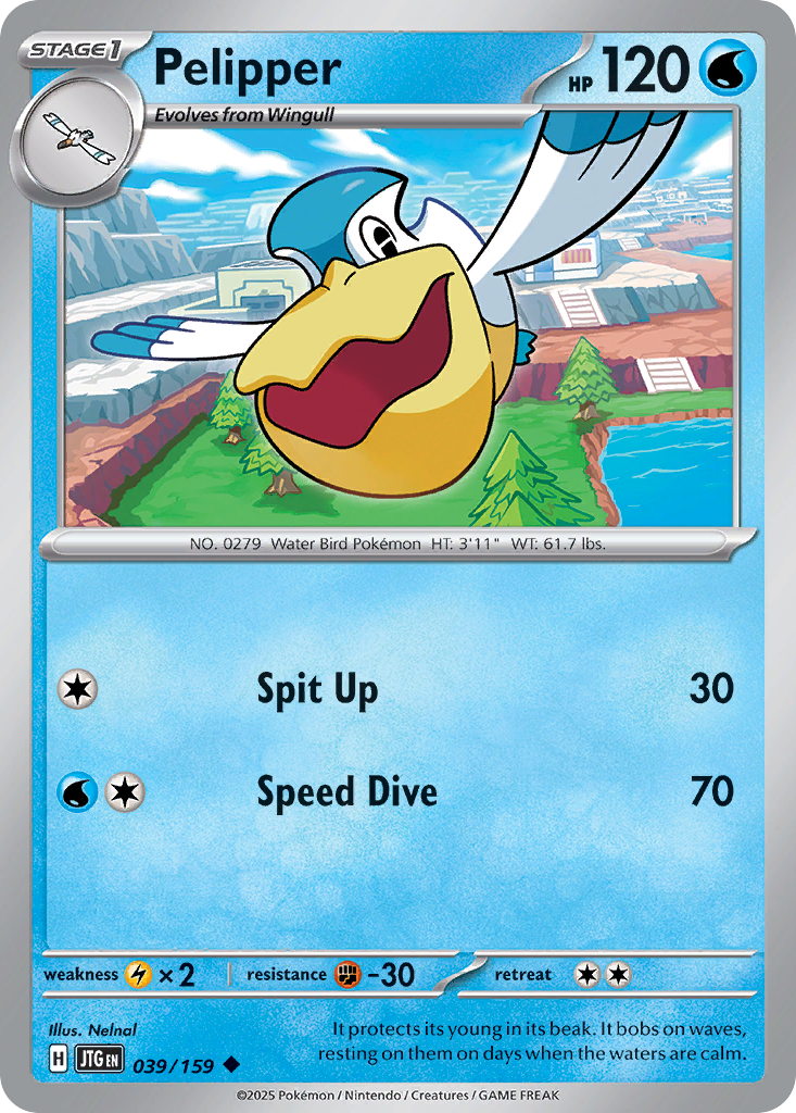 Pelipper 39 Uncommon card from Journey Together