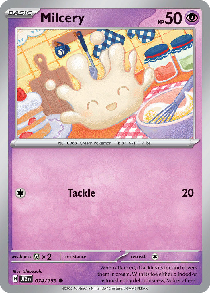 Milcery 74 Common card from Journey Together