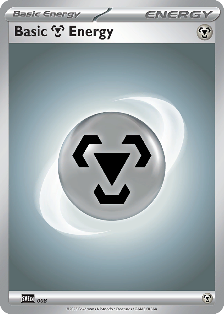 Basic Metal Energy 8/8 Common card from Scarlet & Violet Energies