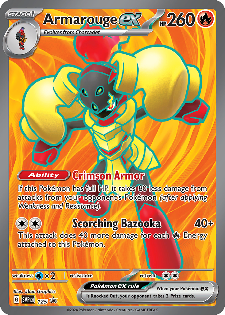 Armarouge ex 125/215 Promo card from Scarlet & Violet Black Star Promos