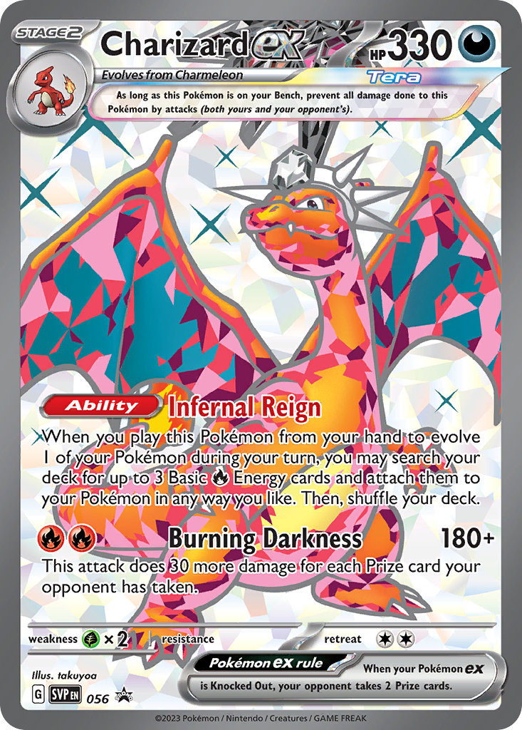 Charizard ex 56 Promo card from Scarlet & Violet Black Star Promos