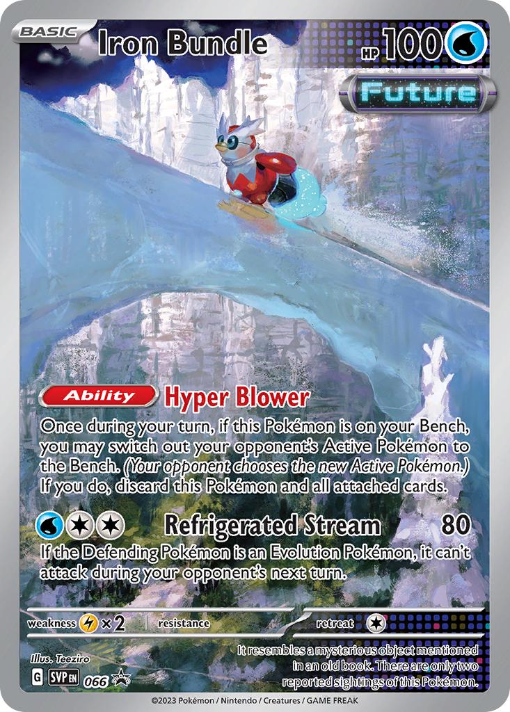 Iron Bundle 66 Promo card from Scarlet & Violet Black Star Promos