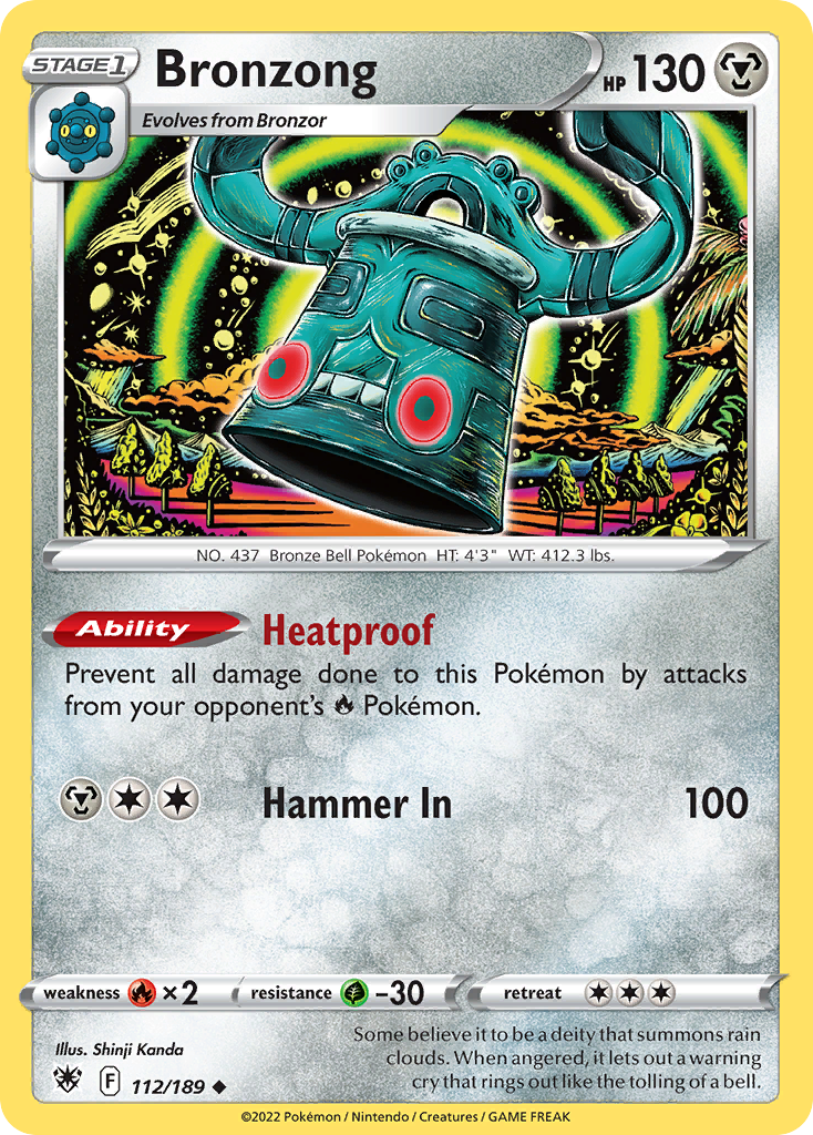 Bronzong 112 Uncommon card from Astral Radiance