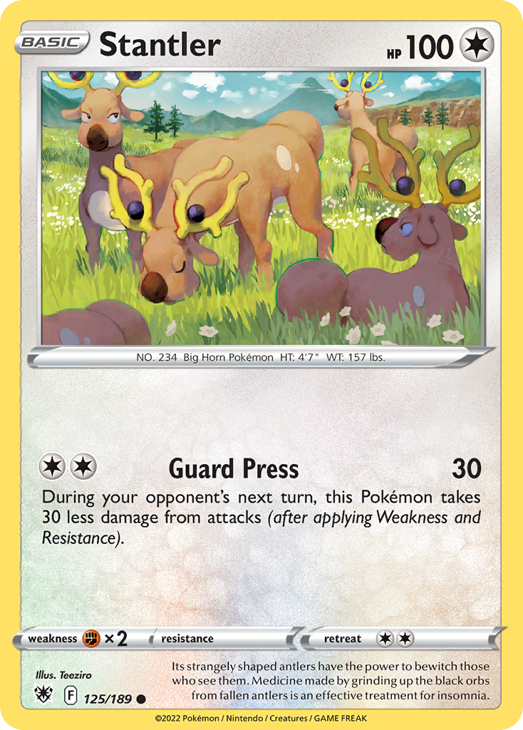 Stantler 125/189 Common card from Astral Radiance