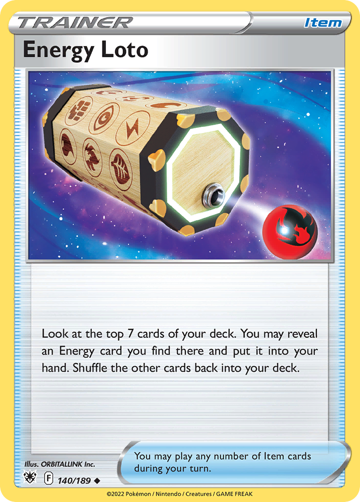 Energy Loto 140 Uncommon card from Astral Radiance