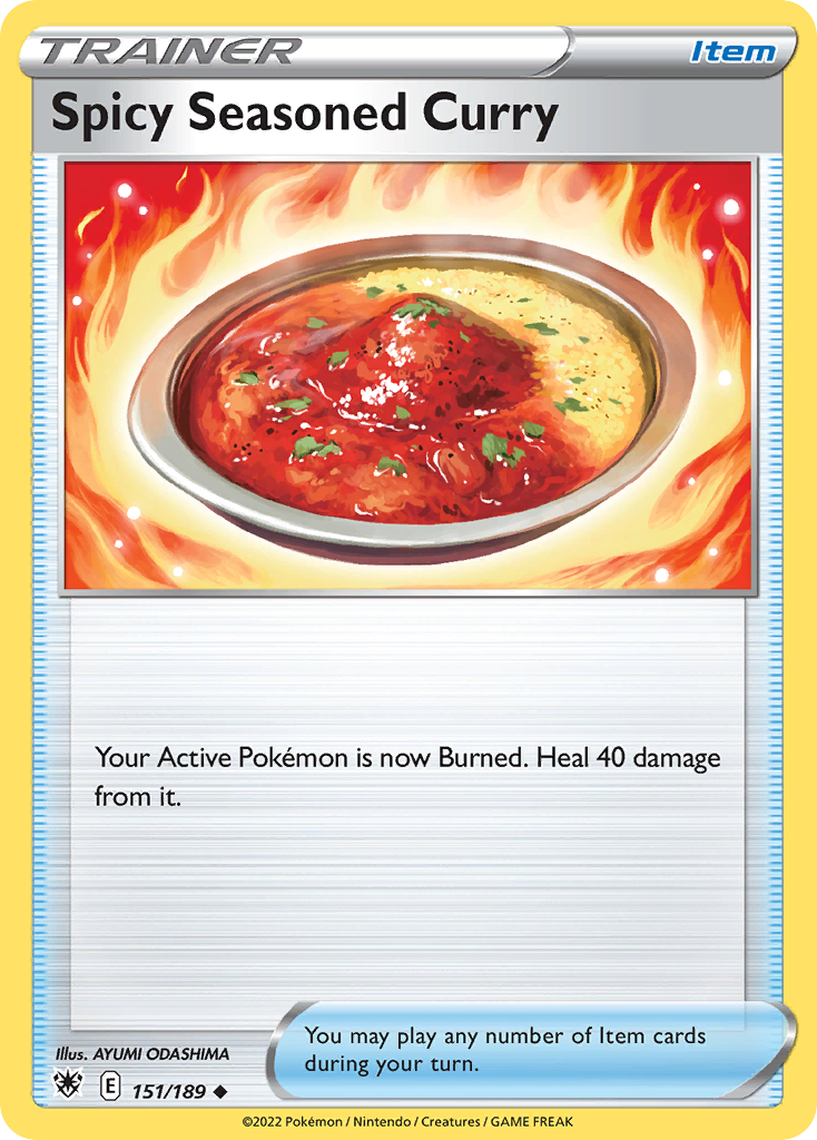 Spicy Seasoned Curry 151 Uncommon card from Astral Radiance