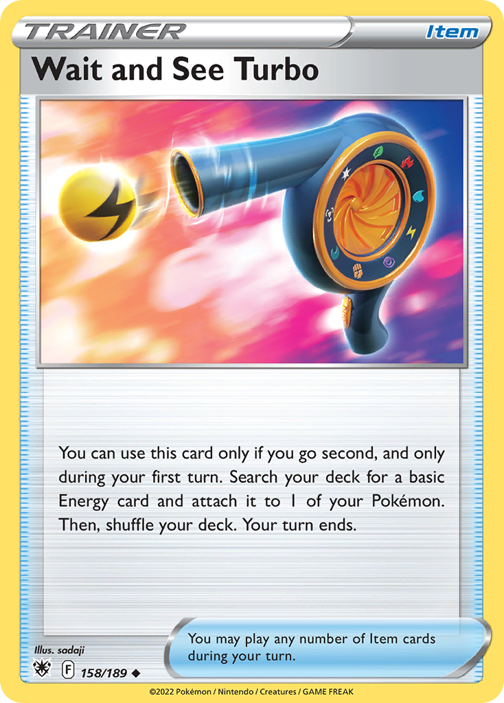 Wait and See Turbo 158 Uncommon card from Astral Radiance