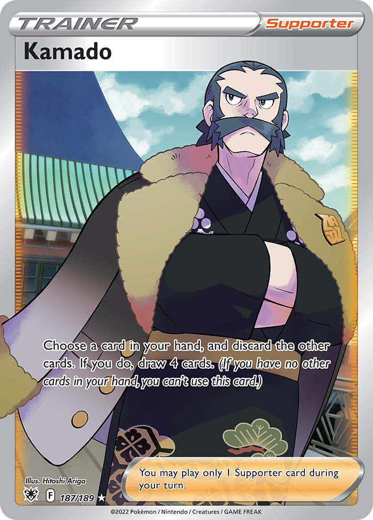 Kamado 187 Rare Ultra card from Astral Radiance