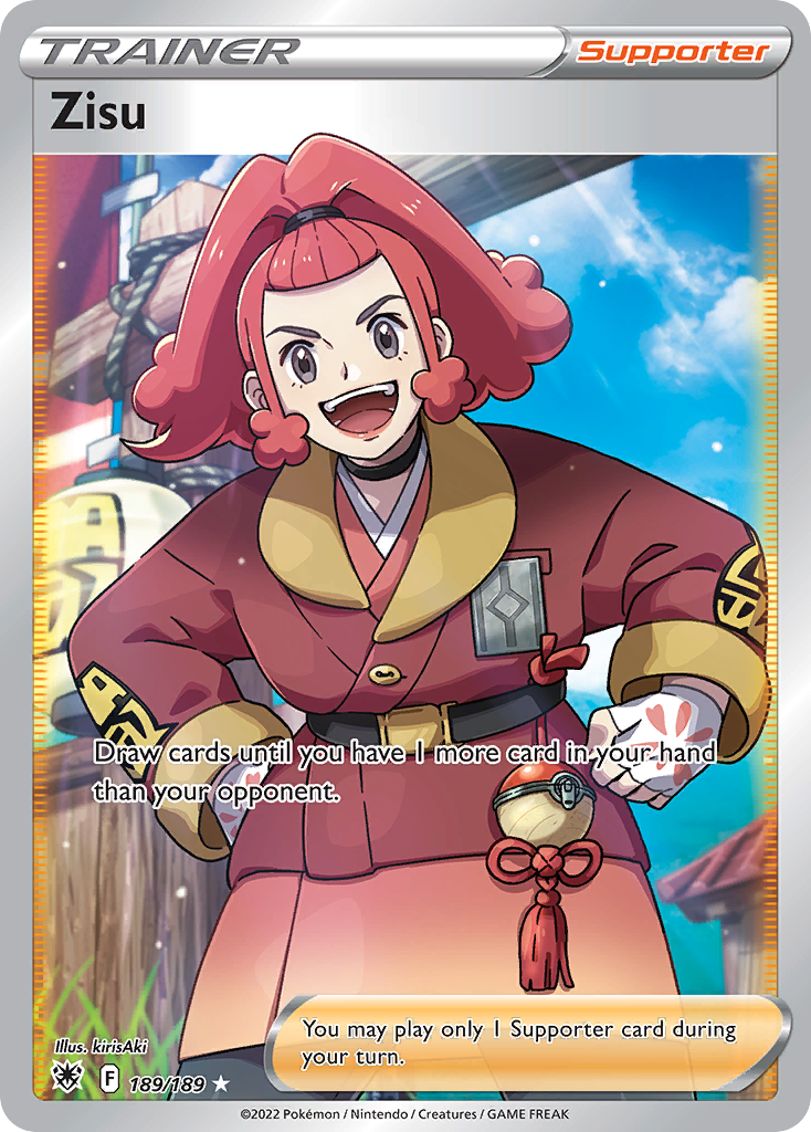 Zisu 189 Rare Ultra card from Astral Radiance