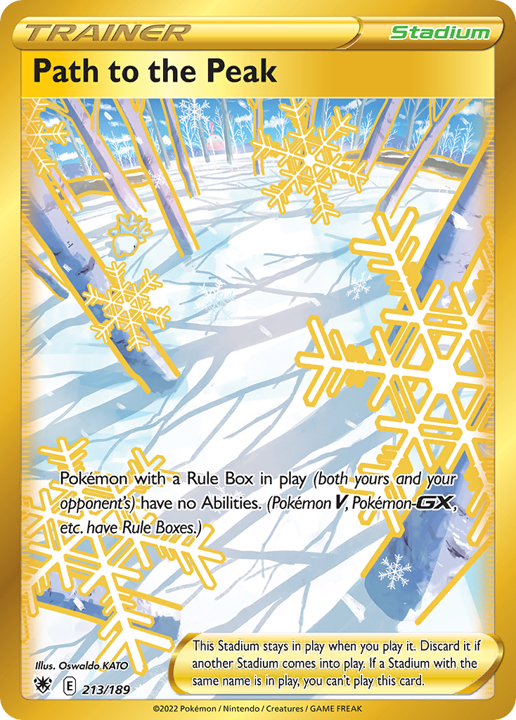 Path to the Peak 213 Rare Secret card from Astral Radiance
