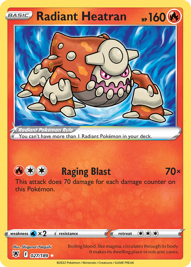 Radiant Heatran card