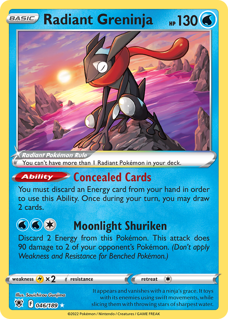 Radiant Greninja card