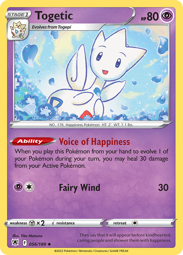 Togetic 56 Uncommon card from Astral Radiance