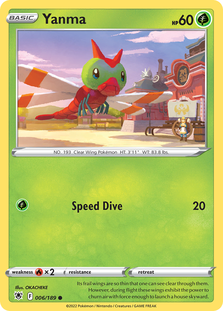 Yanma 6 Common card from Astral Radiance