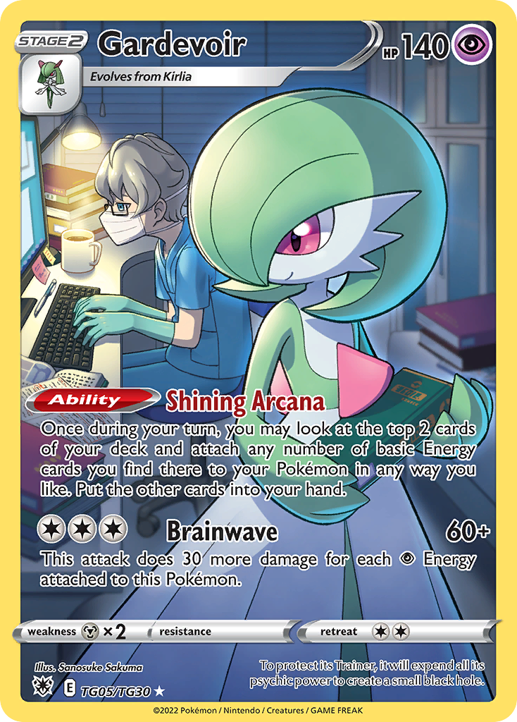 Gardevoir TG05 Trainer Gallery Rare Holo card from Astral Radiance Trainer Gallery