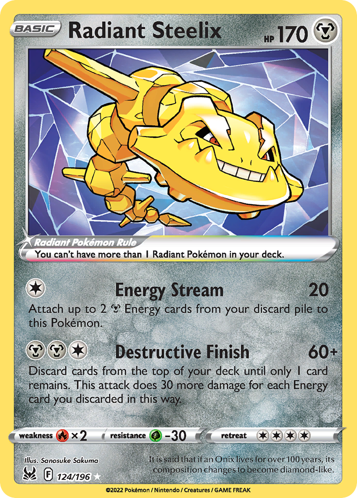 Radiant Steelix card