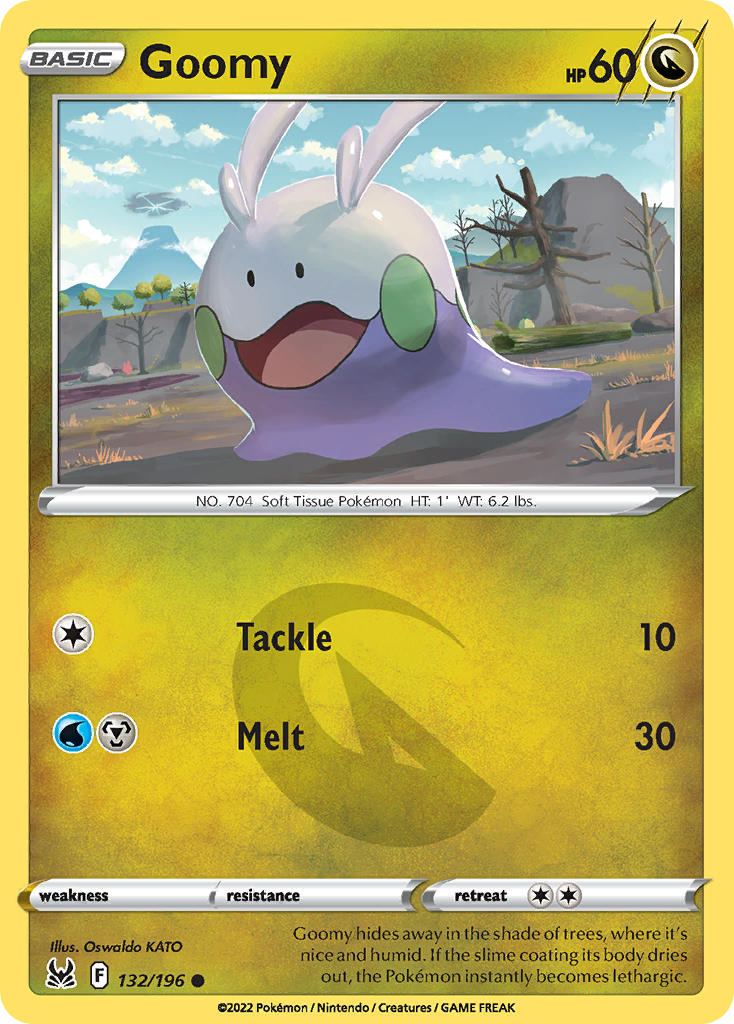 Goomy 132 Common card from Lost Origin