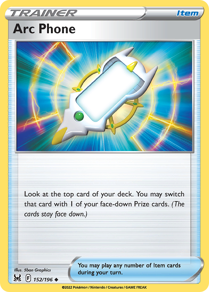 Arc Phone 152 Uncommon card from Lost Origin