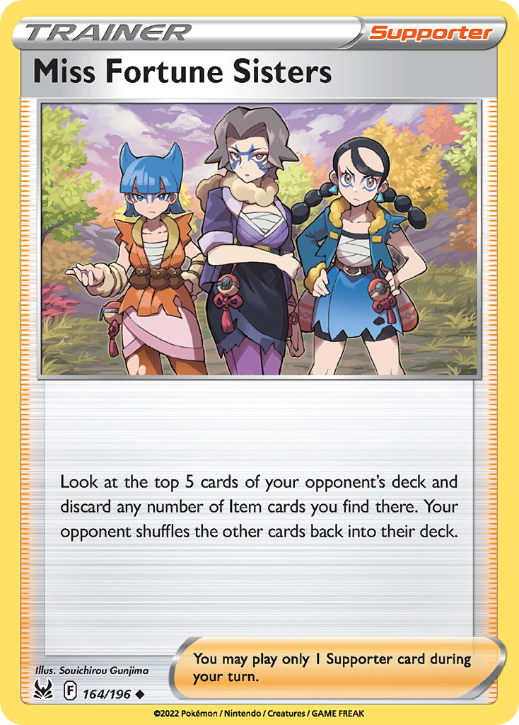 Miss Fortune Sisters 164 Uncommon card from Lost Origin