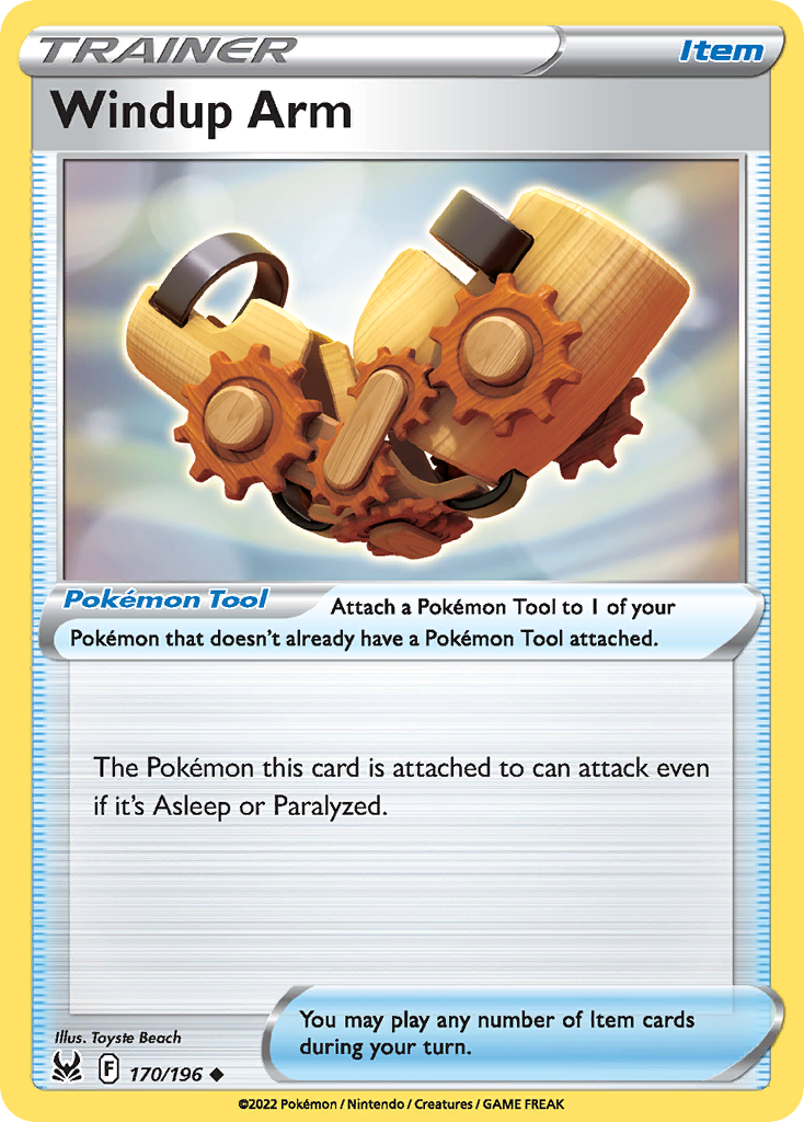 Windup Arm 170/196 Uncommon card from Lost Origin