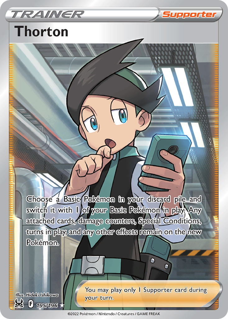 Thorton 195 Rare Ultra card from Lost Origin