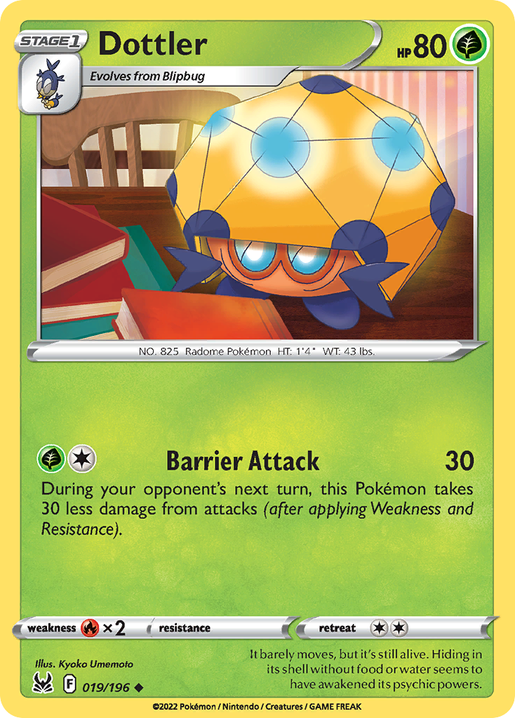 Dottler 19 Uncommon card from Lost Origin