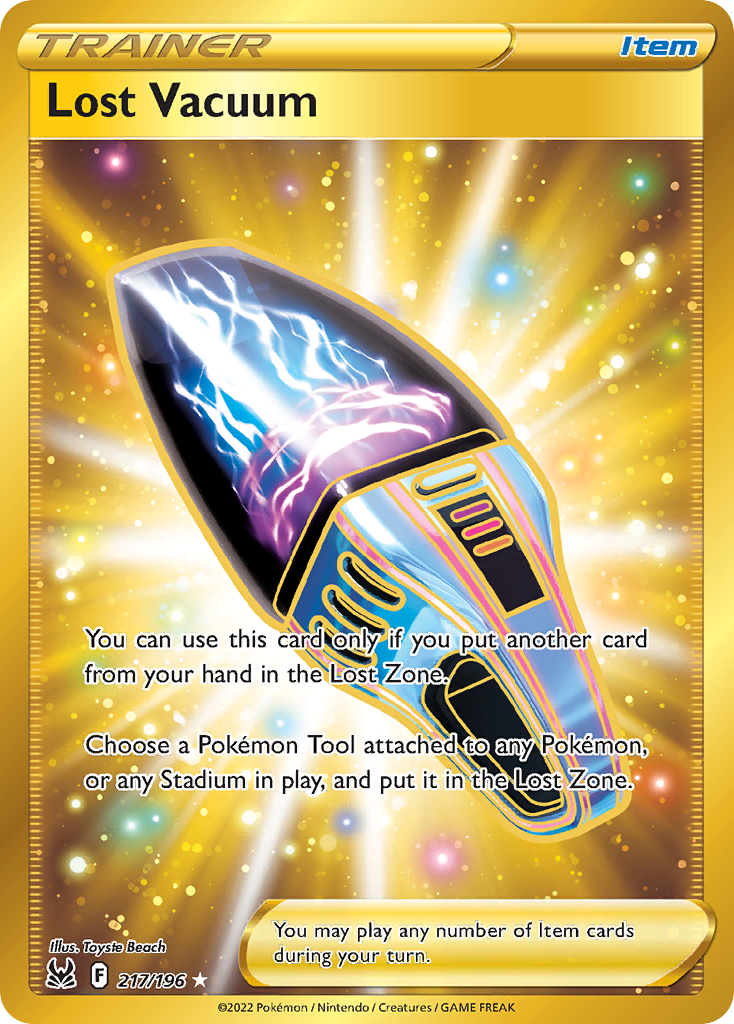 Lost Vacuum 217/196 Rare Secret card from Lost Origin