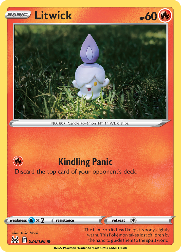 Litwick 24 Common card from Lost Origin