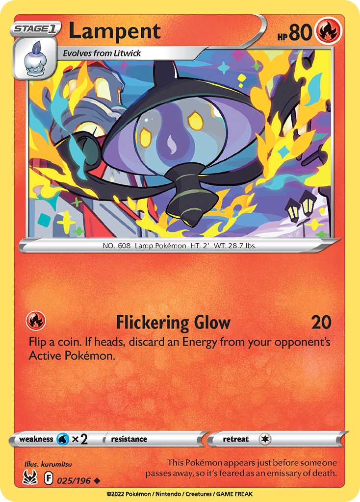Lampent 25 Uncommon card from Lost Origin