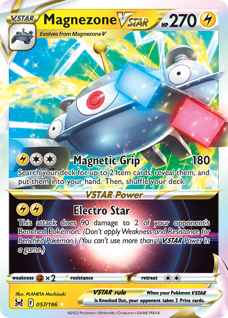 Magnezone VSTAR 57 Rare Holo VSTAR card from Lost Origin