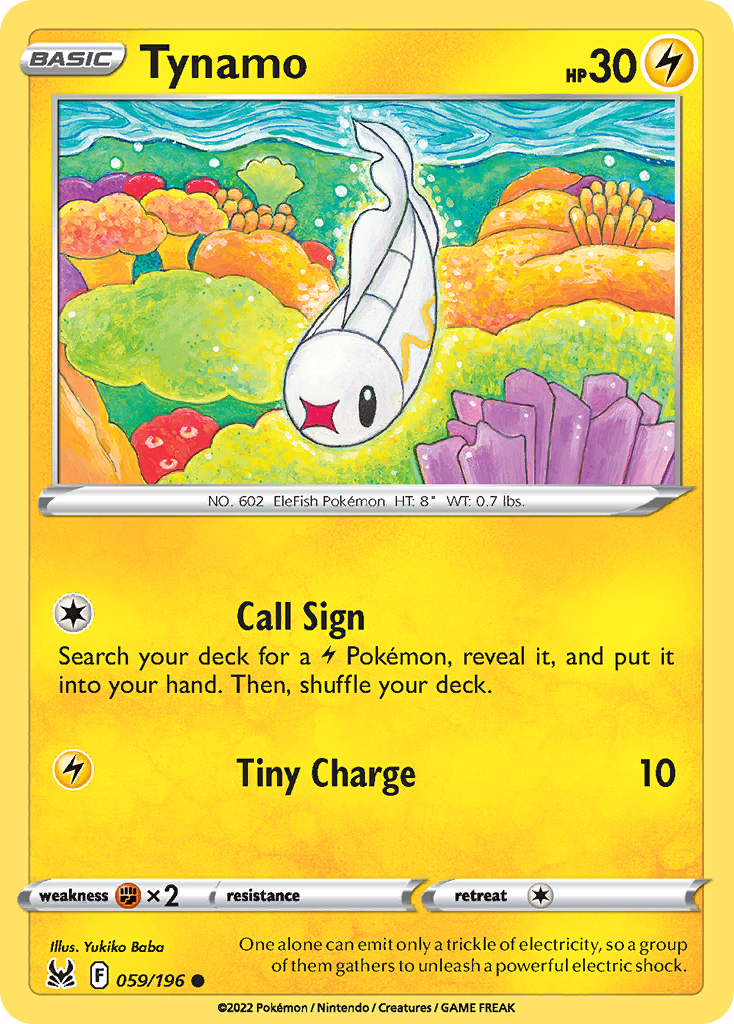 Tynamo 59 Common card from Lost Origin