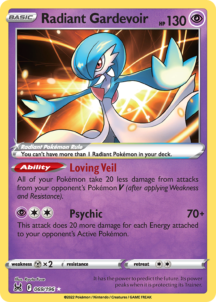 Radiant Gardevoir card