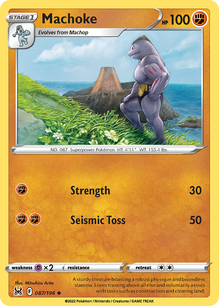 Machoke 87 Uncommon card from Lost Origin