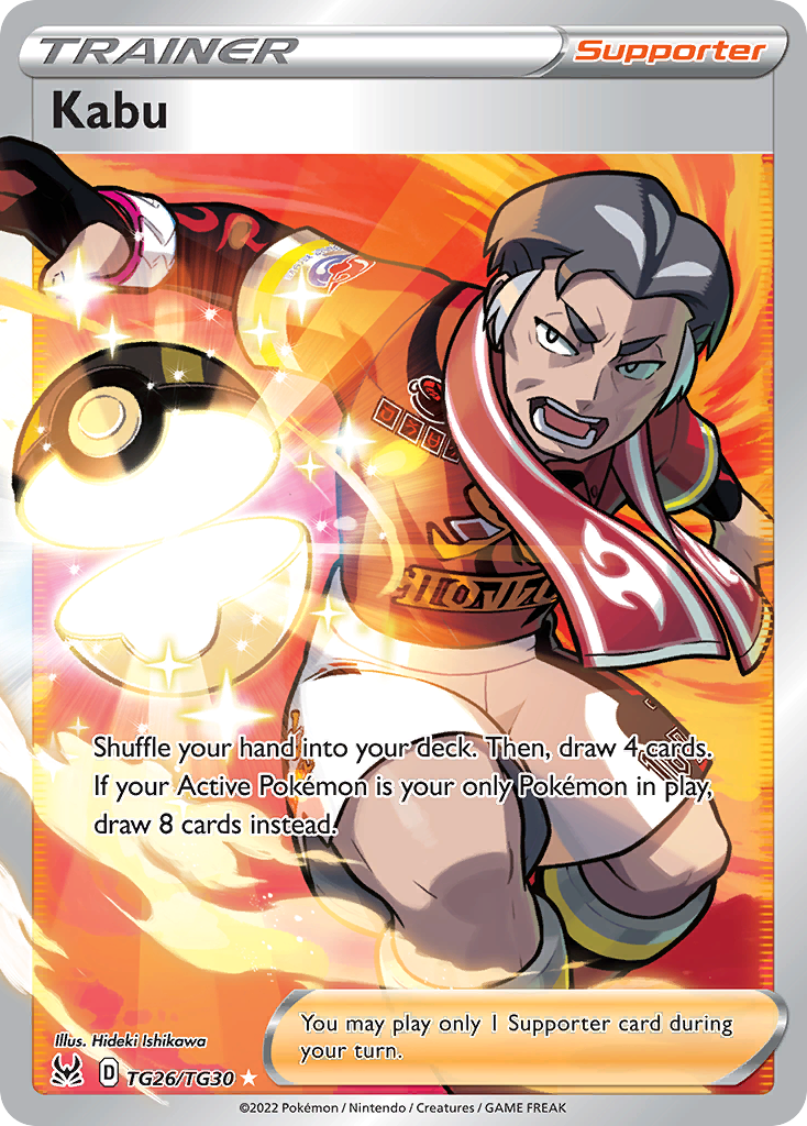 Kabu TG26 Rare Ultra card from Lost Origin Trainer Gallery