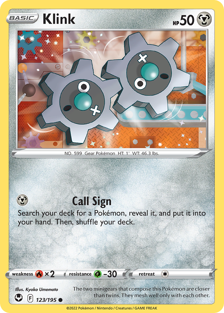 Klink 123 Common card from Silver Tempest