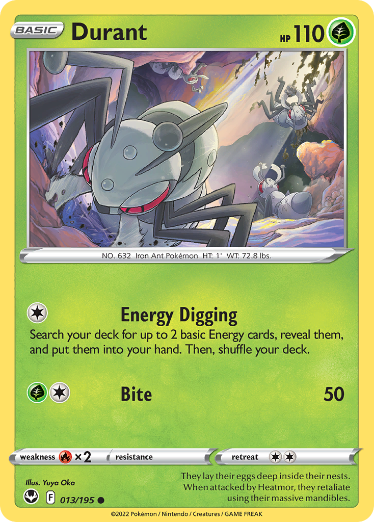 Durant 13 Common card from Silver Tempest