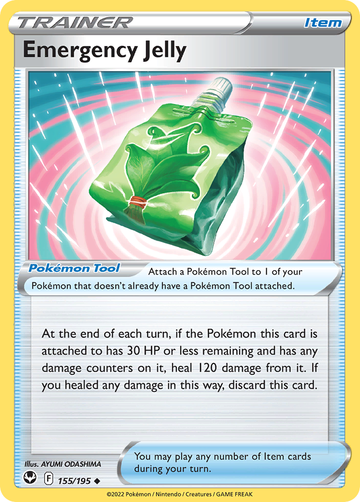 Emergency Jelly 155/195 Uncommon card from Silver Tempest