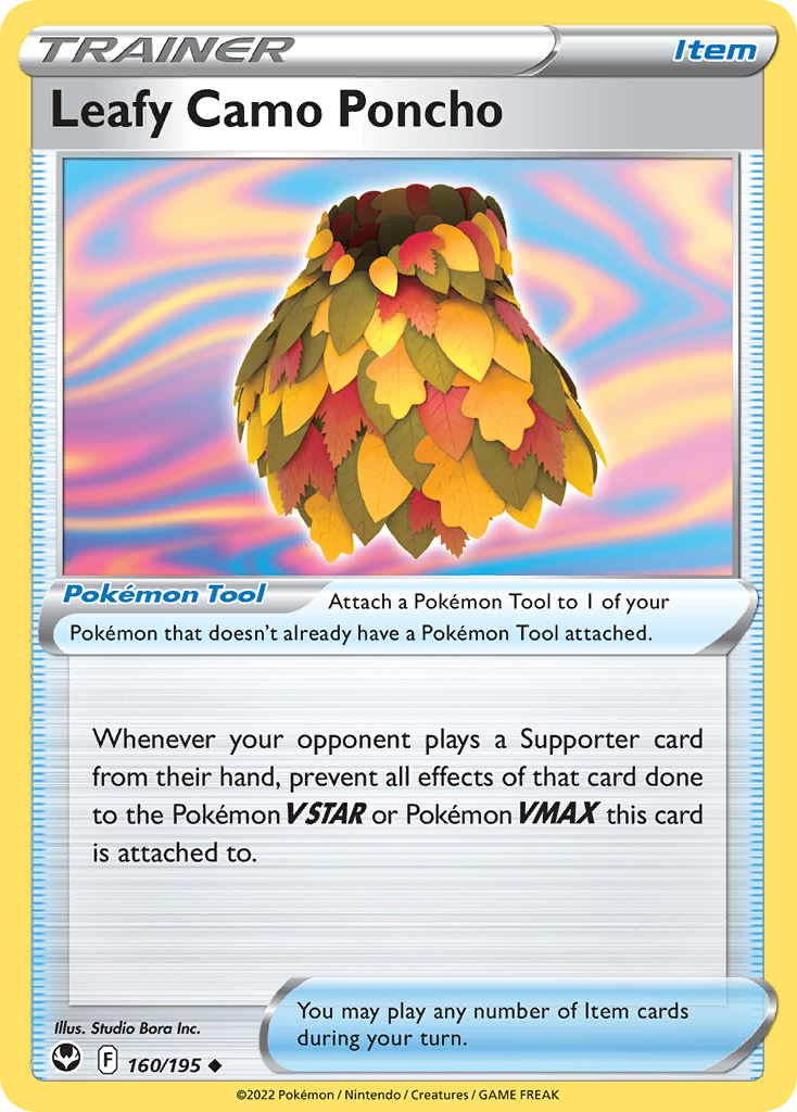 Leafy Camo Poncho 160 Uncommon card from Silver Tempest