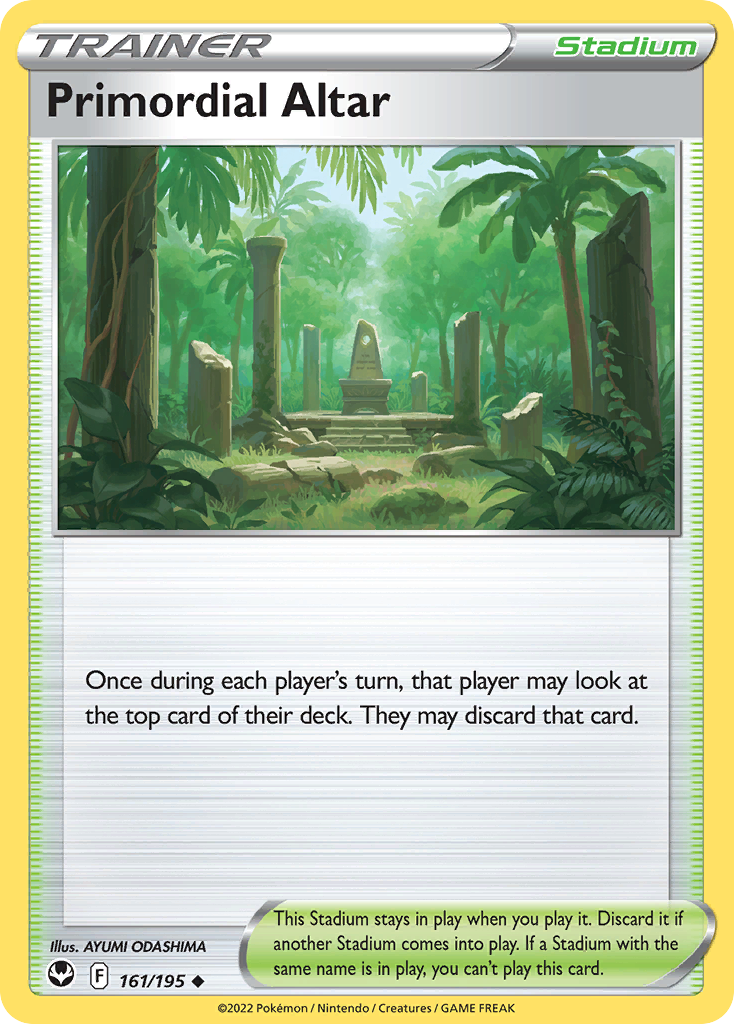 Primordial Altar 161/195 Uncommon card from Silver Tempest
