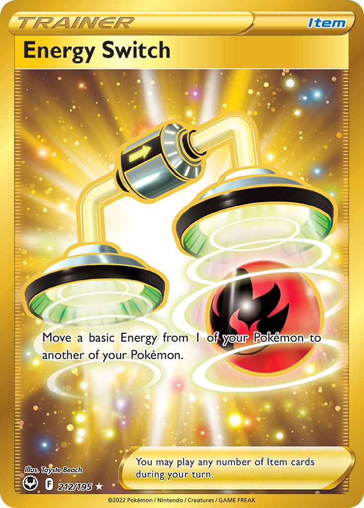 Energy Switch 212/195 Rare Secret card from Silver Tempest