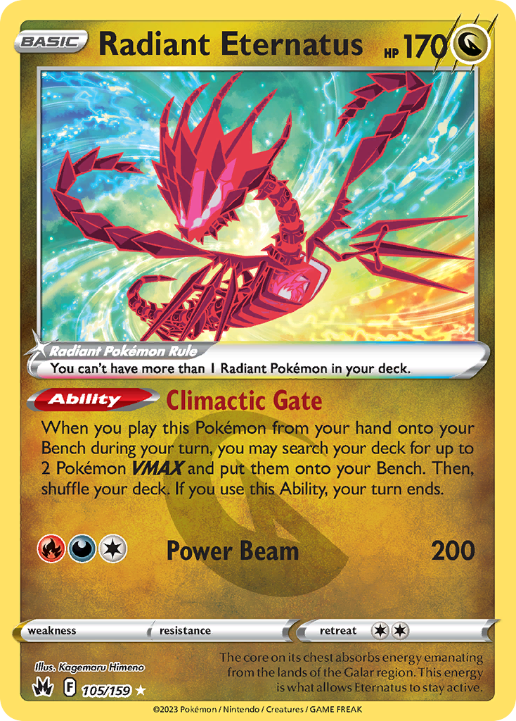 Radiant Eternatus card