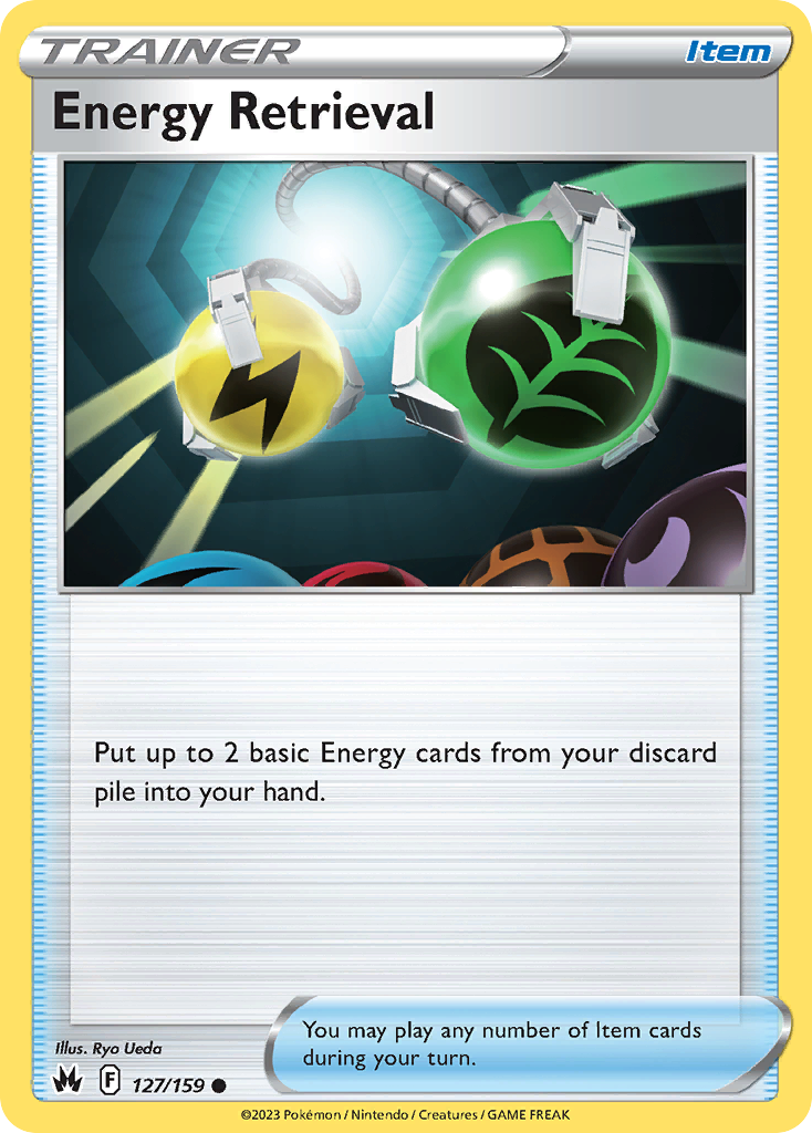 Energy Retrieval 127/159 Common card from Crown Zenith