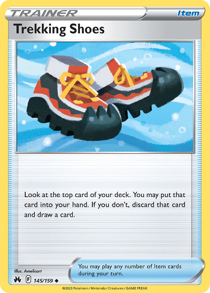 Trekking Shoes 145/159 Uncommon card from Crown Zenith