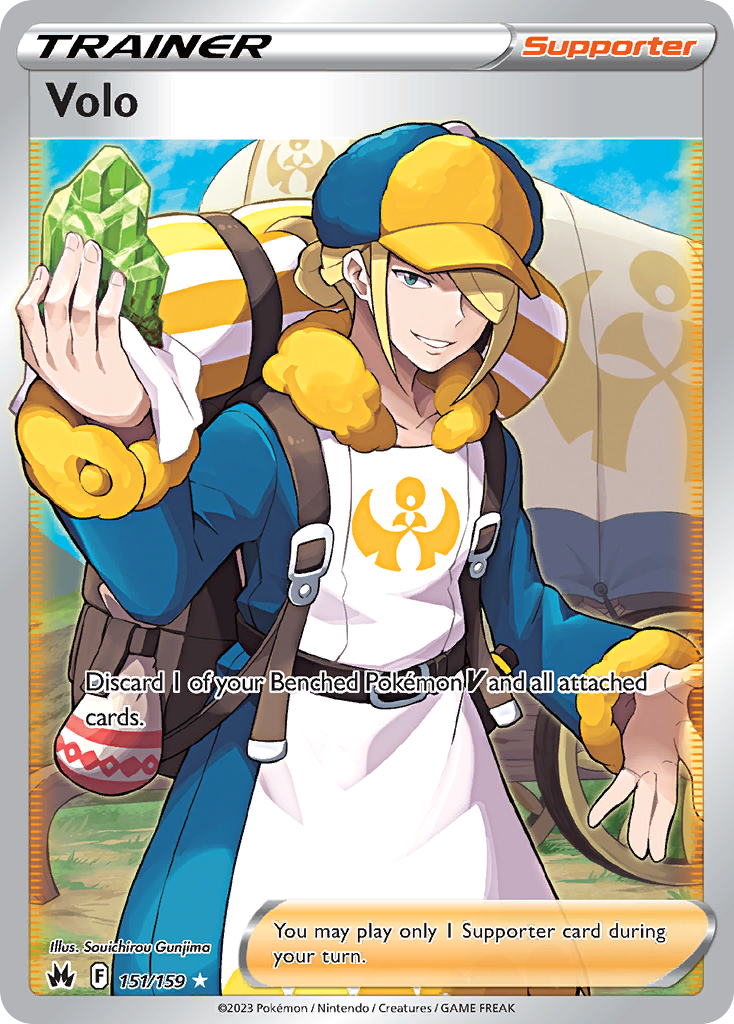 Volo 151 Rare Ultra card from Crown Zenith