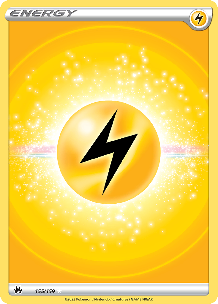 Lightning Energy 155 Rare Ultra card from Crown Zenith