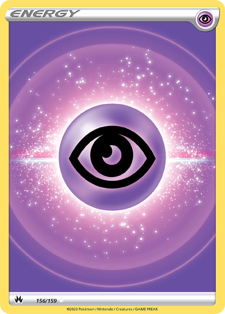 Psychic Energy 156/159 Rare Ultra card from Crown Zenith