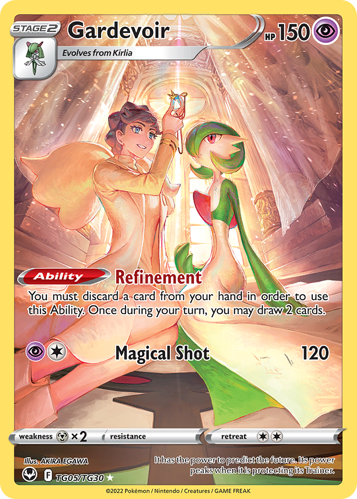Gardevoir TG05 Trainer Gallery Rare Holo card from Silver Tempest Trainer Gallery